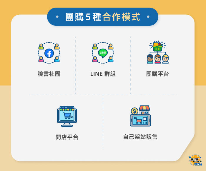 團購 5 種合作模式